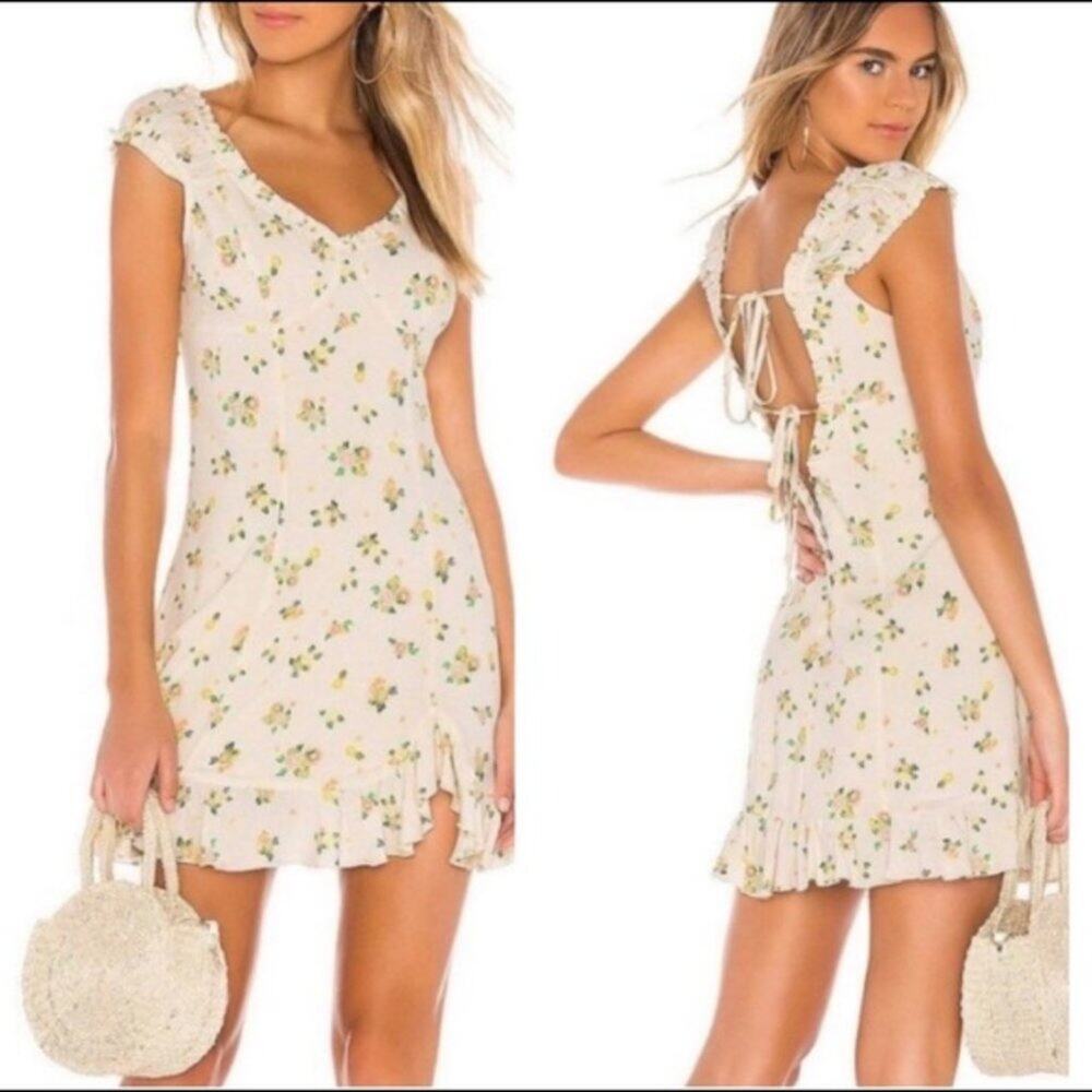 NWT Free People Cactus Flower Combo Citrus Dress